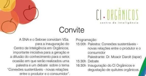 Lançamento do CI Orgânicos Lançamento do CI Orgânicos