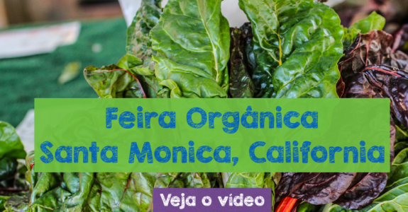 Visita à feira orgânica de Santa Monica, Califórnia Visita à feira orgânica de Santa Monica, Califórnia