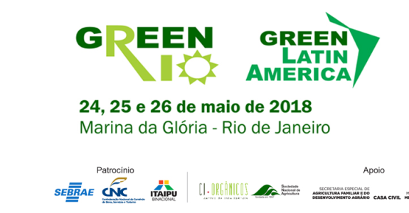 Green Rio 2018 será realizado em maio Green Rio 2018 será realizado em maio