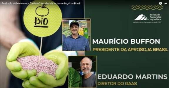 Produção de bioinsumos “on farm” em vias da tornar-se ilegal no Brasil
