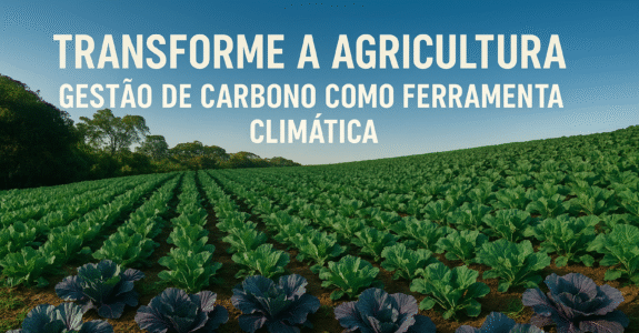 Transforme a Agricultura: Gestão de Carbono como Ferramenta Climática