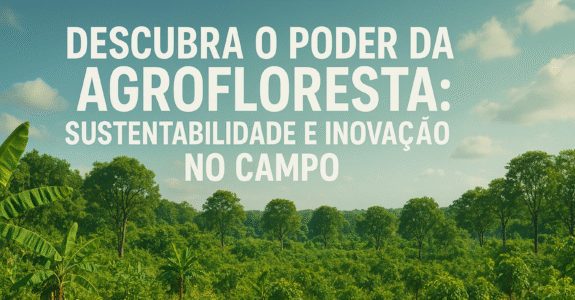 Descubra o Poder da Agrofloresta: Sustentabilidade e Inovação no Campo